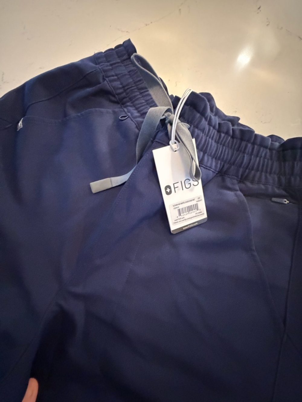 Brand new figs Regina High Waisted jogger size small Navy